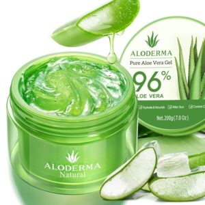 Image of an Aloderma Organic Aloe Vera Gel.