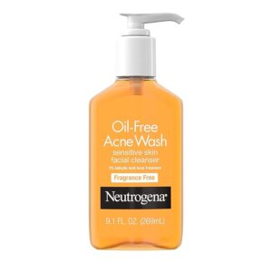 Image of an Neutrogena Oil-Free Acne Fighting Fragrance-Free Facial Cleanser.