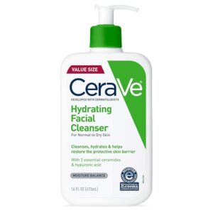 Image of an CeraVe Hydrating Facial Cleanser.