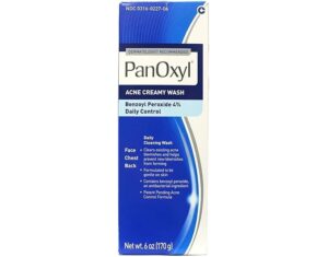 Image of an PanOxyl 4 Acne Creamy Wash.