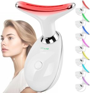 Image of an Facial Massager Red-Light-Therapy-for-Face and Neck.