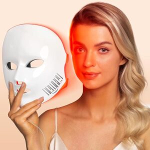 Image of an NEWKEY LED Face Mask Light Therapy.