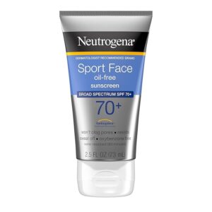 Image of an Neutrogena Sport Face Sunscreen.