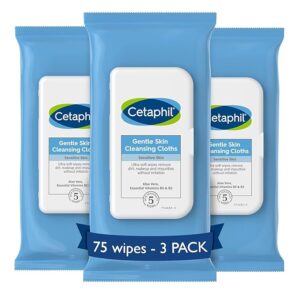 Image of an Cetaphil Face and Body Wipes.