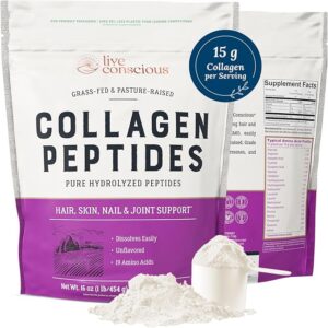 Image of an Live Conscious Collagen Peptides Powder.