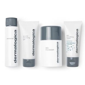 Image of an Dermalogica Discover Healthy Skin Kit - Includes: Precleanse, Face Wash, Face Exfoliator, & Moisturizer.