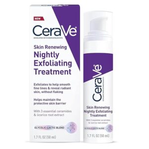 Image of an CeraVe Skin Renewing Nightly Exfoliating Treatment.