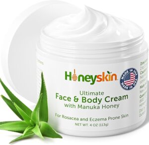 Image of an Hydrating Face Moisturizer & Body Cream with Manuka Honey Cream.