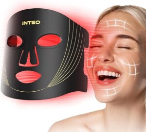 Image of an 3 Modes Portable Led Face Mask Light Therapy with Remote.