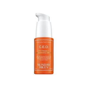 Image of an Sunday Riley C.E.O. 15% Vitamin C Brightening Serum.