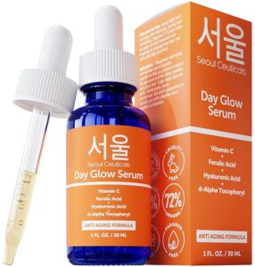 Image of an SeoulCeuticals Korean Skin Care 20% Vitamin C Hyaluronic Acid Serum + CE Ferulic Acid.