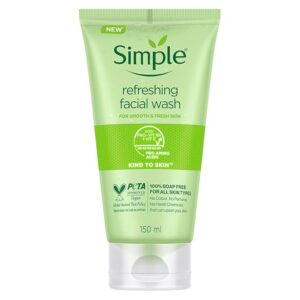 Image of an Simple Kind to Skin Refreshing Facial Wash Gel.