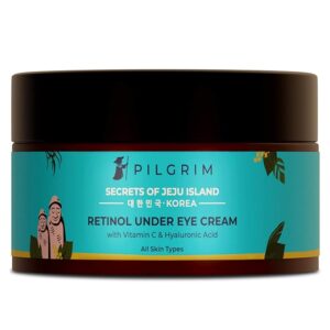 Image of Pilgrim Korean Retinol Under Eye Cream for dark circles.