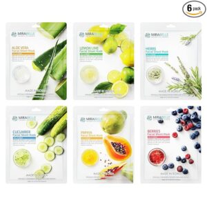 Image of MIRABELLE COSMETICS KOREA Fairness Facial Mask (Aloe Vera, Berries, Cucumber, Herbs, Lemon, Papaya).