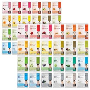 Image of DERMAL 24 Combo 2 Pack Collagen Essence Full Face Facial Mask Sheet.