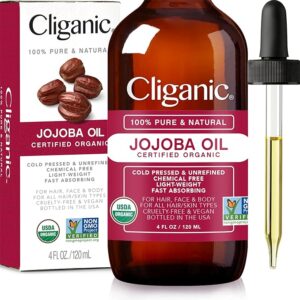 Image of Cliganic USDA Organic Jojoba Oil.