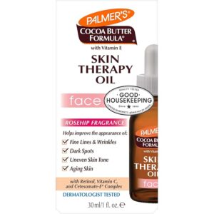 Image of an Palmer's Skin Therapy Face Oil Cocoa Butter Formula.