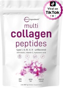 Image of an Micro Ingredients Multi Collagen Protein Powder.