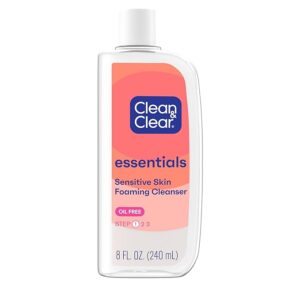 Image of an Clean & Clear Essentials Foaming Facial Cleanser.